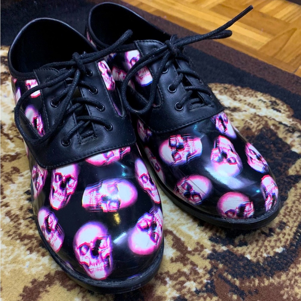 Iron fist skull oxfords
